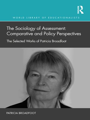 cover image of The Sociology of Assessment